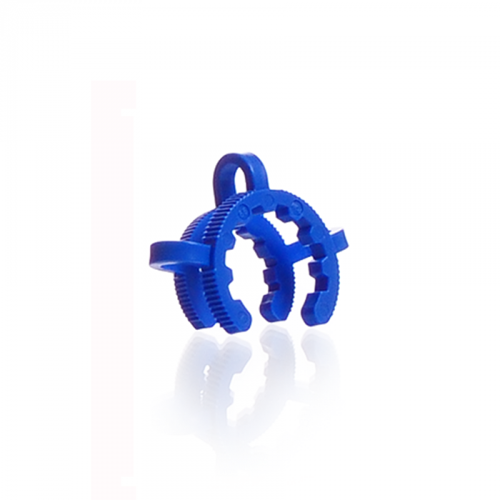 KECK™ Clip for Conical Joints, POM, Blue, NS 19